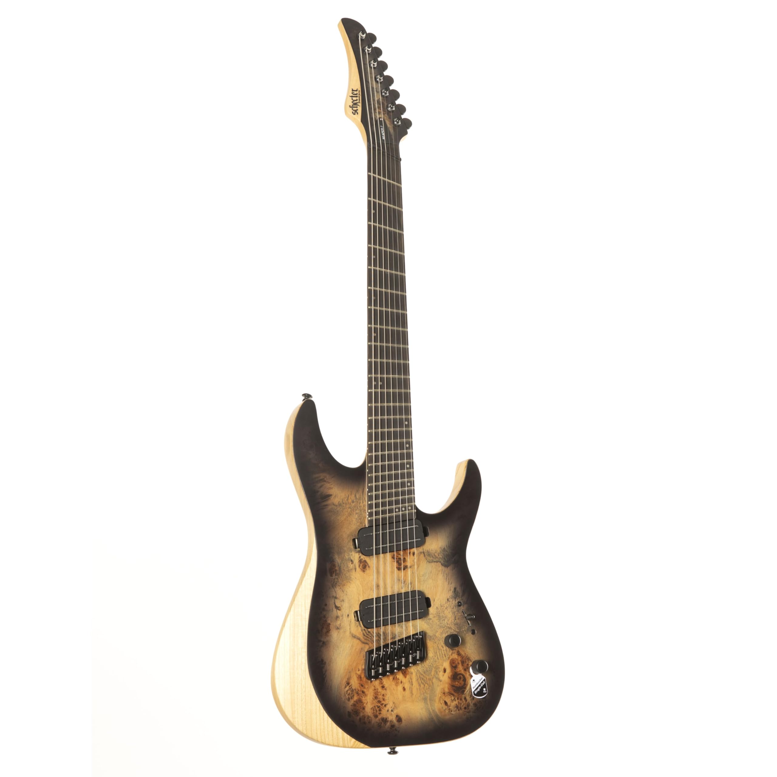Amazon.com: Schecter Reaper-7 Multiscale - Satin Charcoal Burst